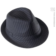 Op deze afbeelding zie je een Accessoires, van het merk Widmann. Gangsterhoed Met Strepen