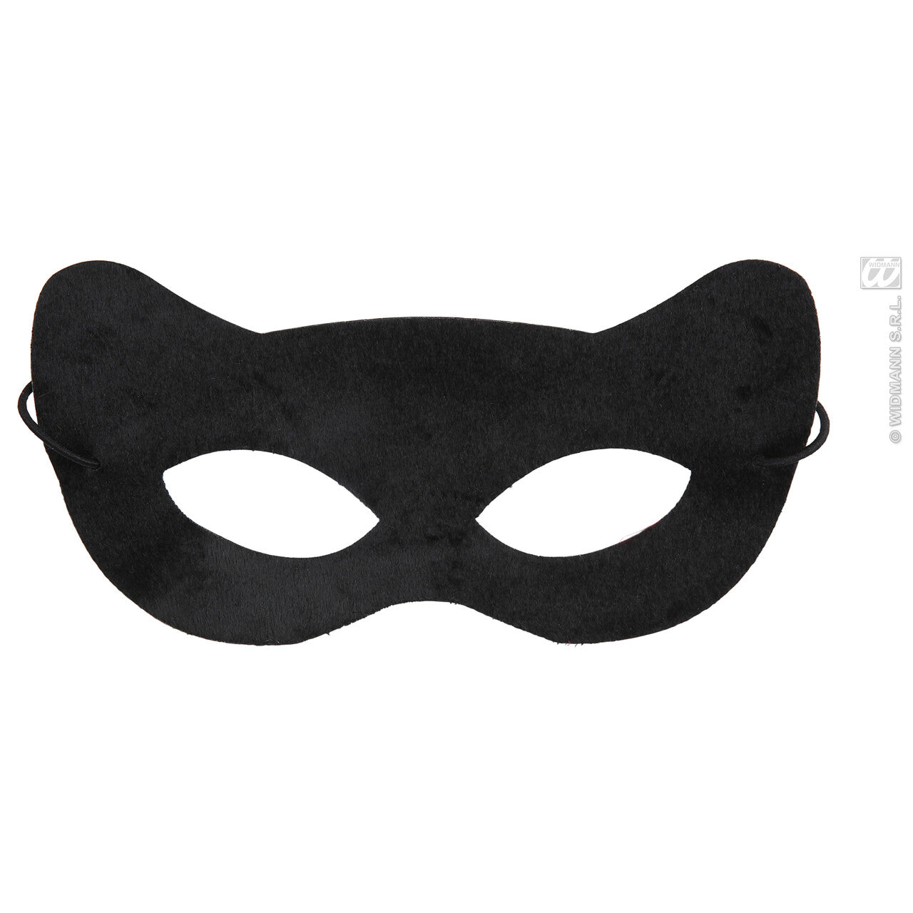 Op deze afbeelding zie je een Accessoires, van het merk Widmann. Oogmasker Zwarte Kat Vilt