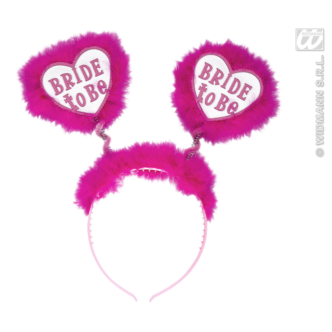 Op deze afbeelding zie je een Accessoires, van het merk Widmann. Bopper En Broche Wit Bride To Be