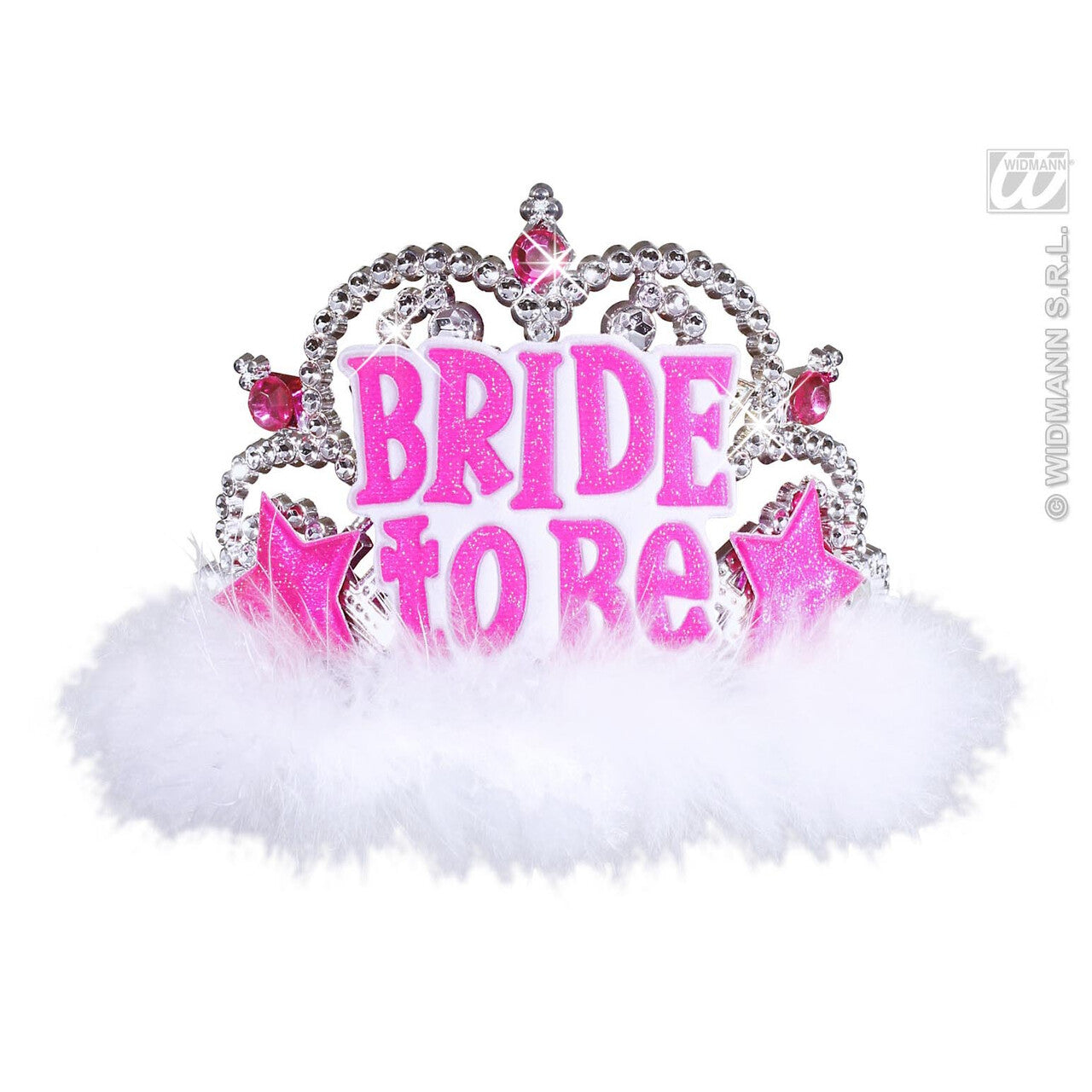 Op deze afbeelding zie je een Accessoires, van het merk Widmann. Tiara Bride To Be