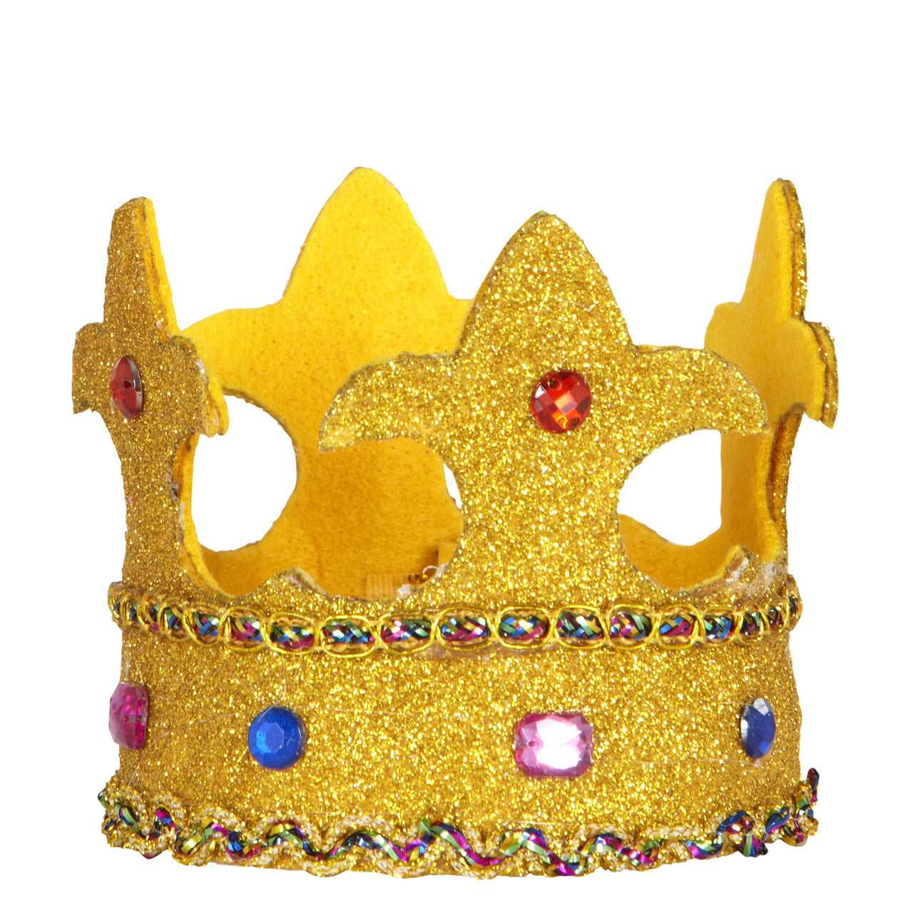 Op deze afbeelding zie je een Accessoires, van het merk Widmann. Mini Glitter Kroon Met Stenen Buigbaar