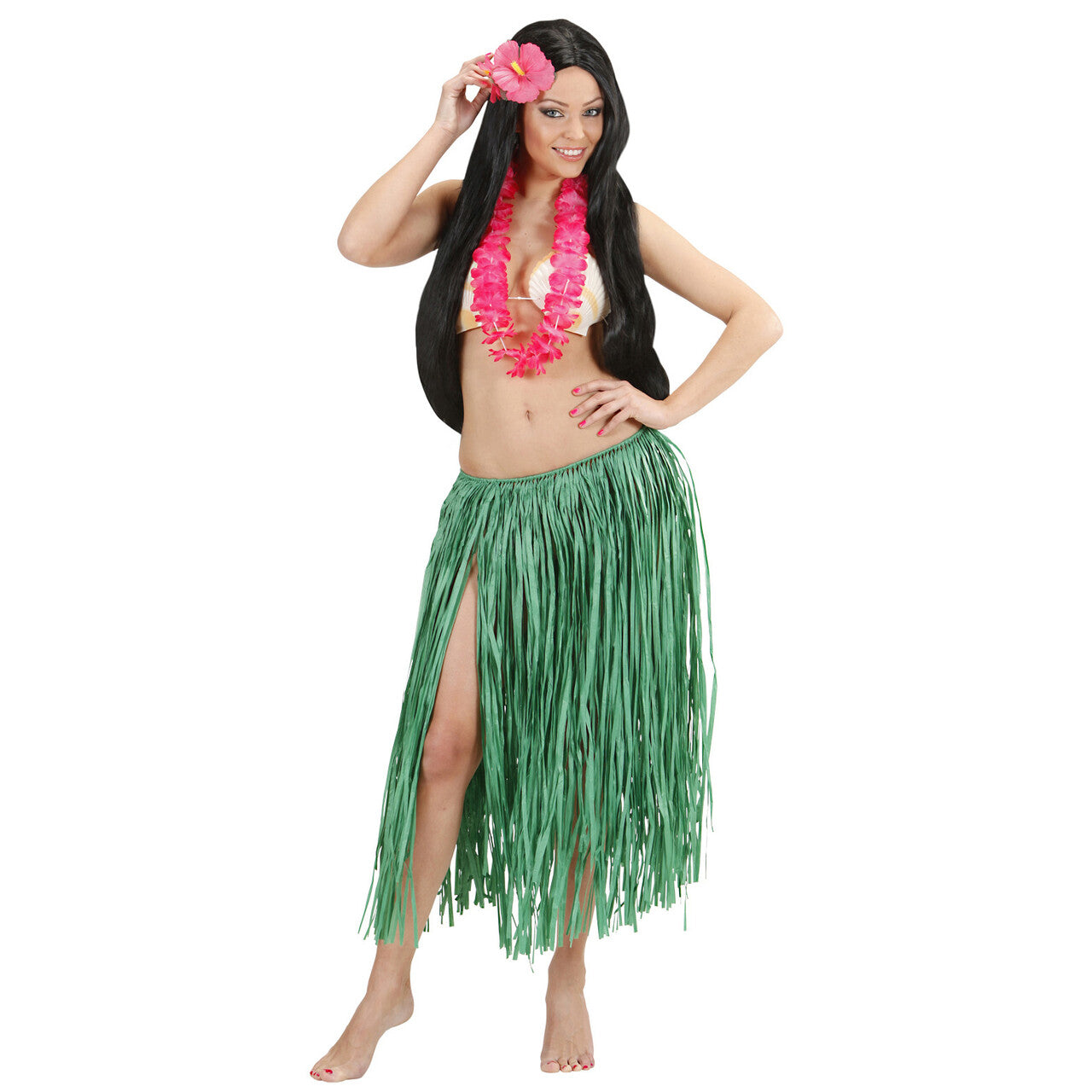 Op deze afbeelding zie je een Accessoires, van het merk Widmann. Hawaii Krans Roze