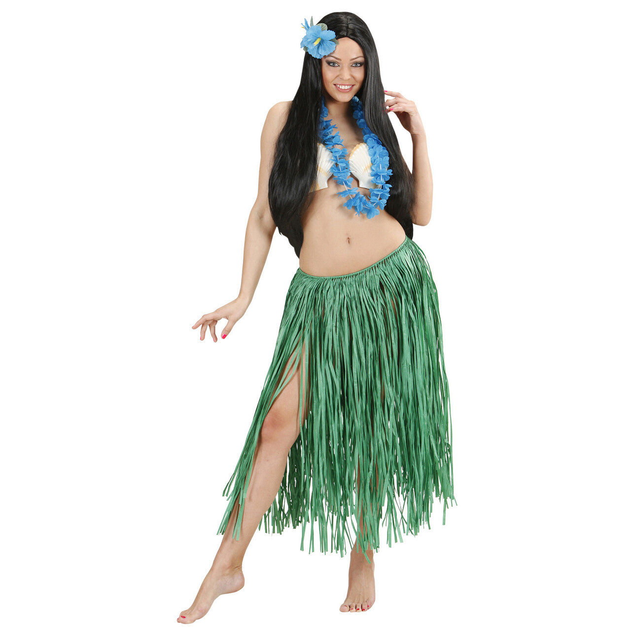 Op deze afbeelding zie je een Accessoires, van het merk Widmann. Hawaii Krans Lichtblauw