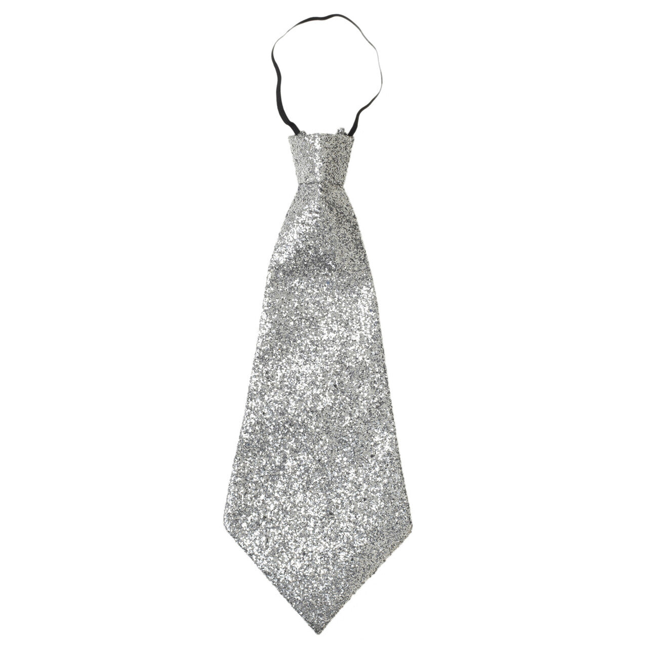 Op deze afbeelding zie je een Accessoires, van het merk Widmann. Stropdas Lurex, Zilver