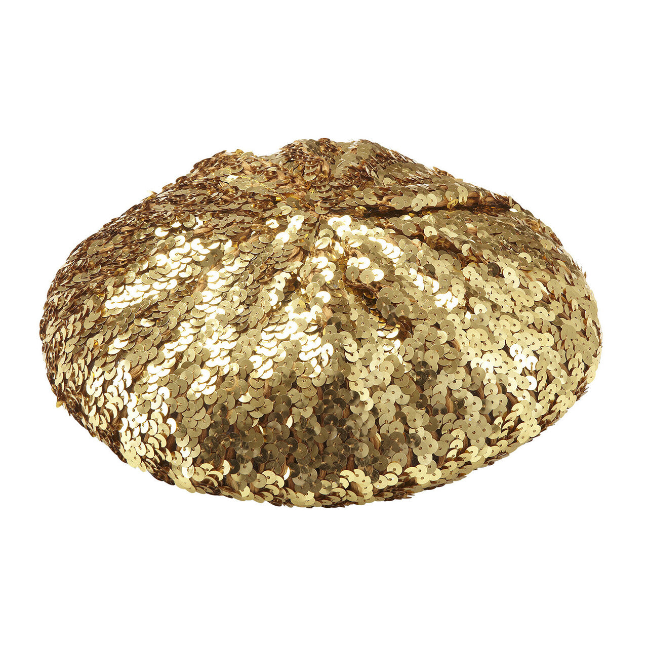Op deze afbeelding zie je een Accessoires, van het merk Widmann. Basco Muts, Goud