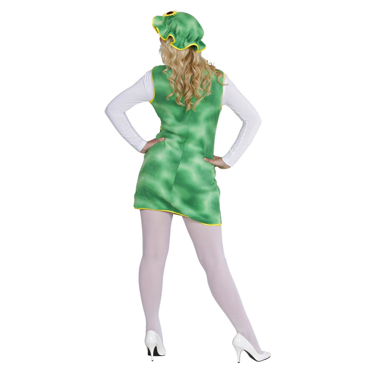 Op deze afbeelding zie je een Kostuums, van het merk Widmann. Jurkje Tuin Ms Green Vrouw Kostuum