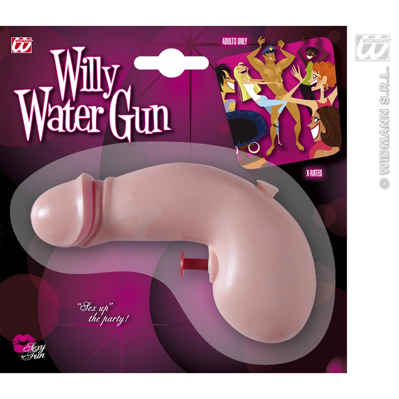 Op deze afbeelding zie je een Accessoires, van het merk Widmann. Waterpistool Piemel