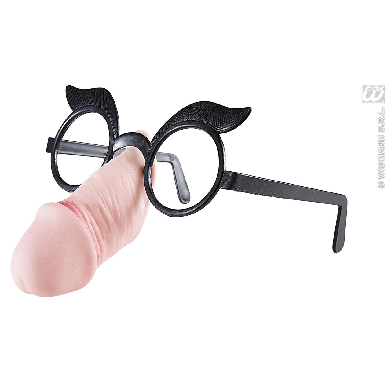 Op deze afbeelding zie je een Accessoires, van het merk Widmann. Piemel Bril