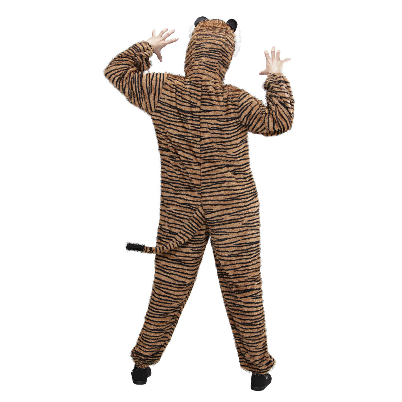 Op deze afbeelding zie je een Kostuums, van het merk Widmann. Full-Body Pluche Tijger Volwassen Kostuum