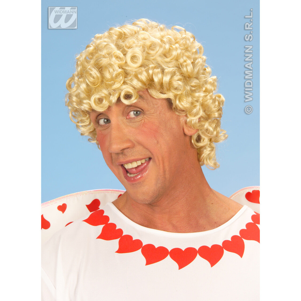 Op deze afbeelding zie je een Accessoires, van het merk Widmann. Pruik, Cupido