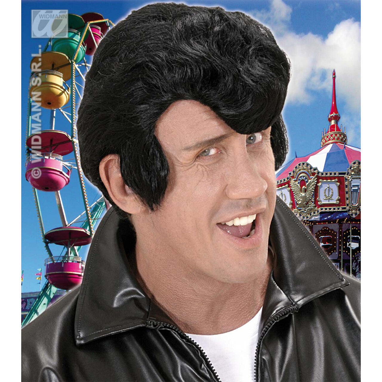 Op deze afbeelding zie je een Accessoires, van het merk Widmann. Pruik, Danny Boy