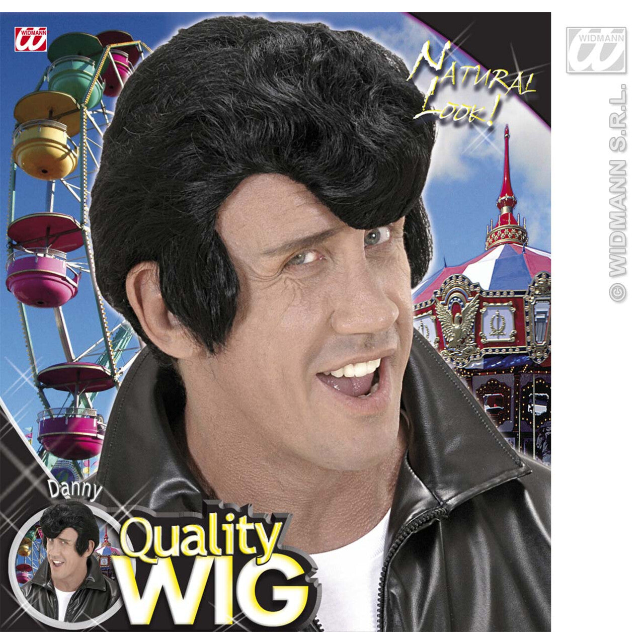 Op deze afbeelding zie je een Accessoires, van het merk Widmann. Pruik, Danny Boy