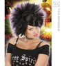 Pruik, Rock Prinses Zwart / Paars