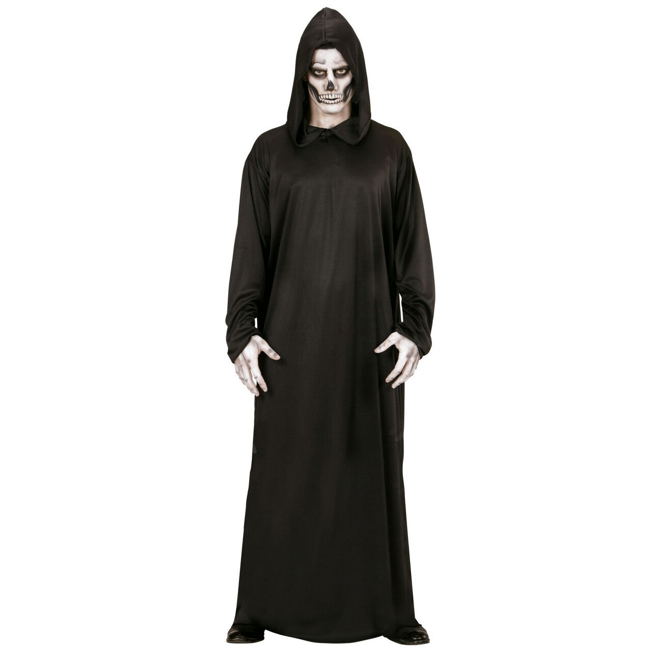 Op deze afbeelding zie je een Kostuums, van het merk Widmann. Grim Reaper Man Kostuum