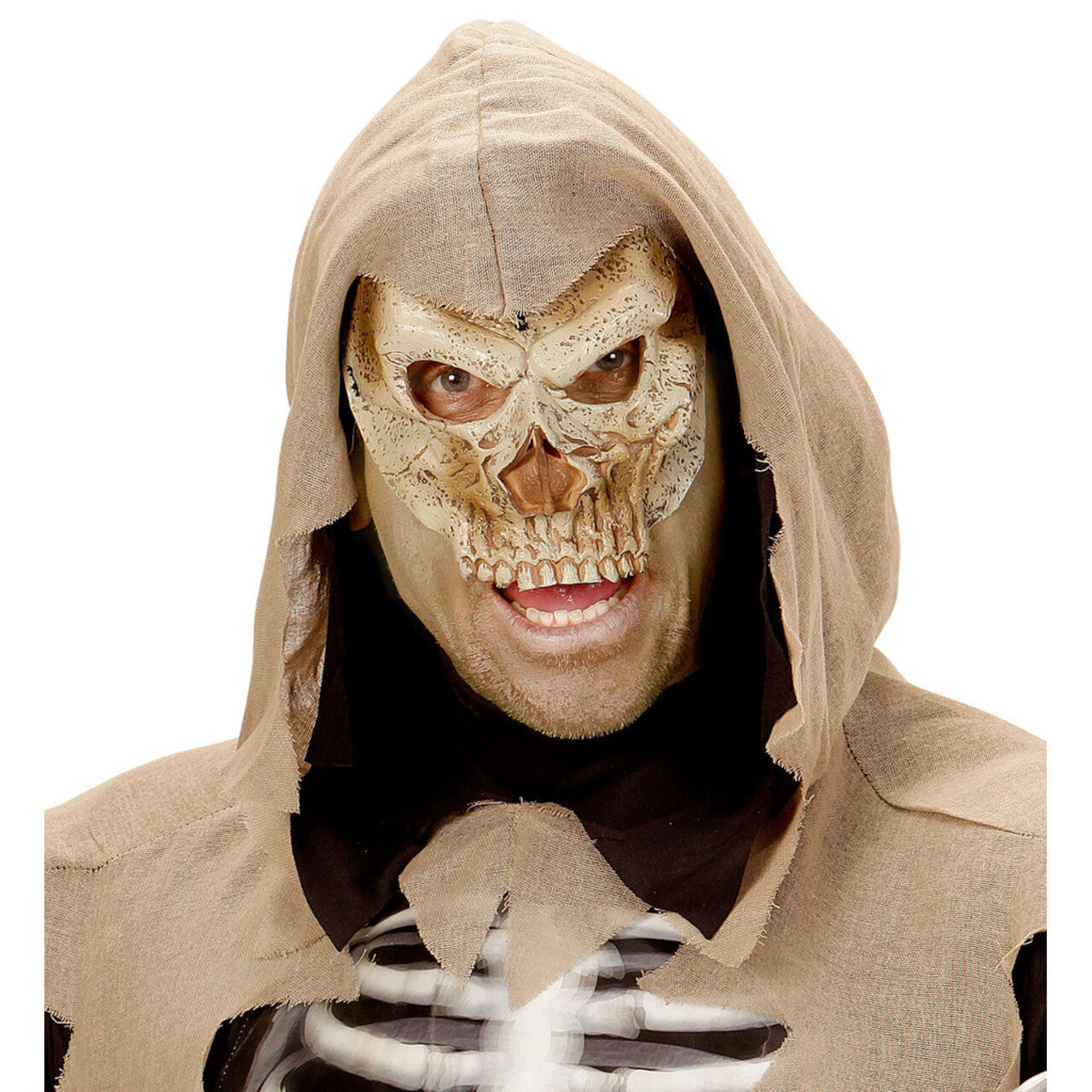 Op deze afbeelding zie je een Accessoires, van het merk Widmann. Masker Deathlord Mad Max