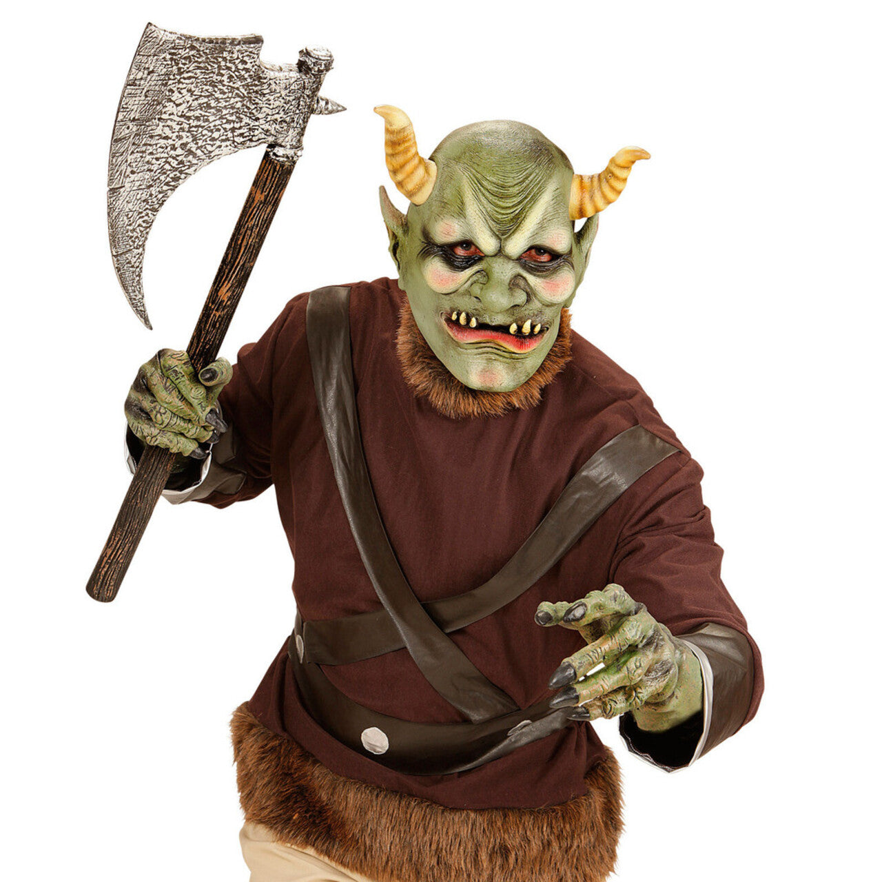 Op deze afbeelding zie je een Accessoires, van het merk Widmann. Masker Slechte Orc De Aardman