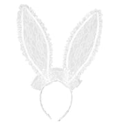 Op deze afbeelding zie je een Accessoires, van het merk Widmann. Sexy Bunny Oren Kant, Wit