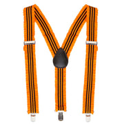 Op deze afbeelding zie je een Accessoires, van het merk Widmann. Raderboot Bretels Oranje Met Plooien