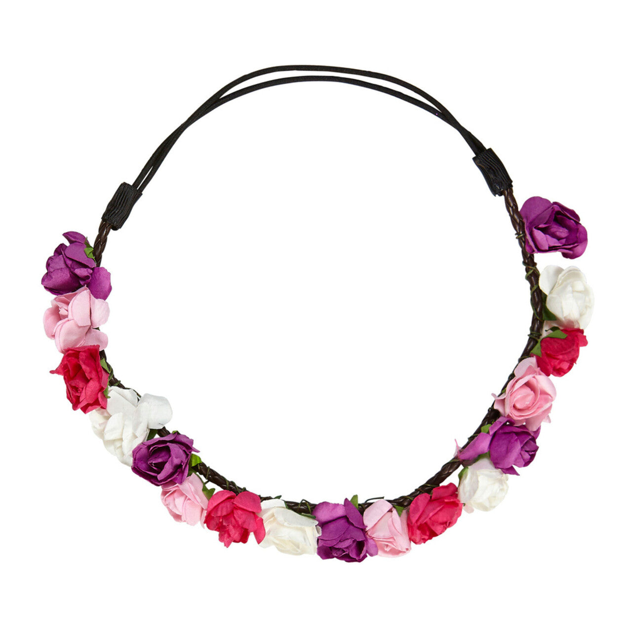 Op deze afbeelding zie je een Accessoires, van het merk Widmann. Hawaiiaanse Hippie Bloemenkroon
