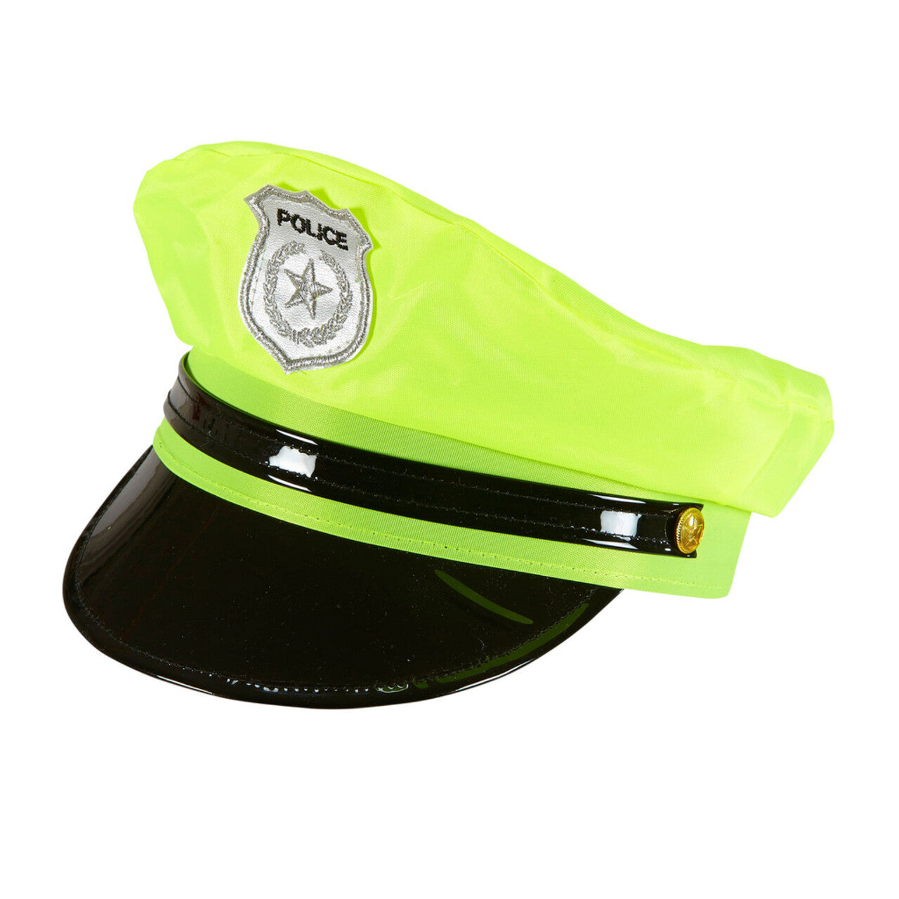 Op deze afbeelding zie je een Accessoires, van het merk Widmann. Dames Politiepet Neon Geel