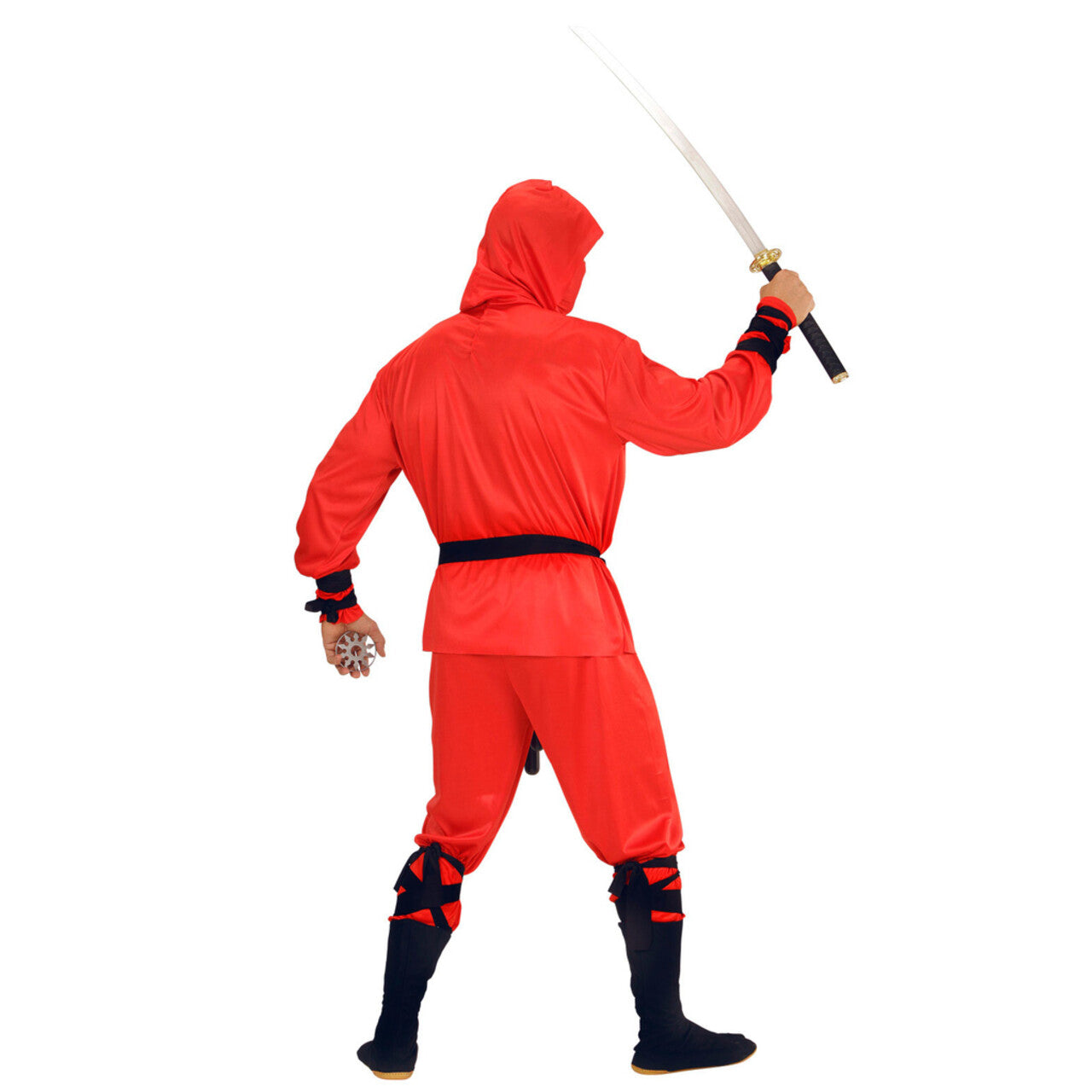 Op deze afbeelding zie je een Kostuums, van het merk Widmann. Japanse Ninja Rode Draak Kostuum