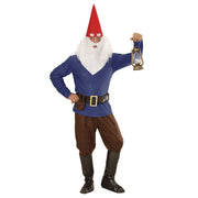 Op deze afbeelding zie je een Kostuums, van het merk Widmann. Tuin Kabouter Blauw Man Kostuum