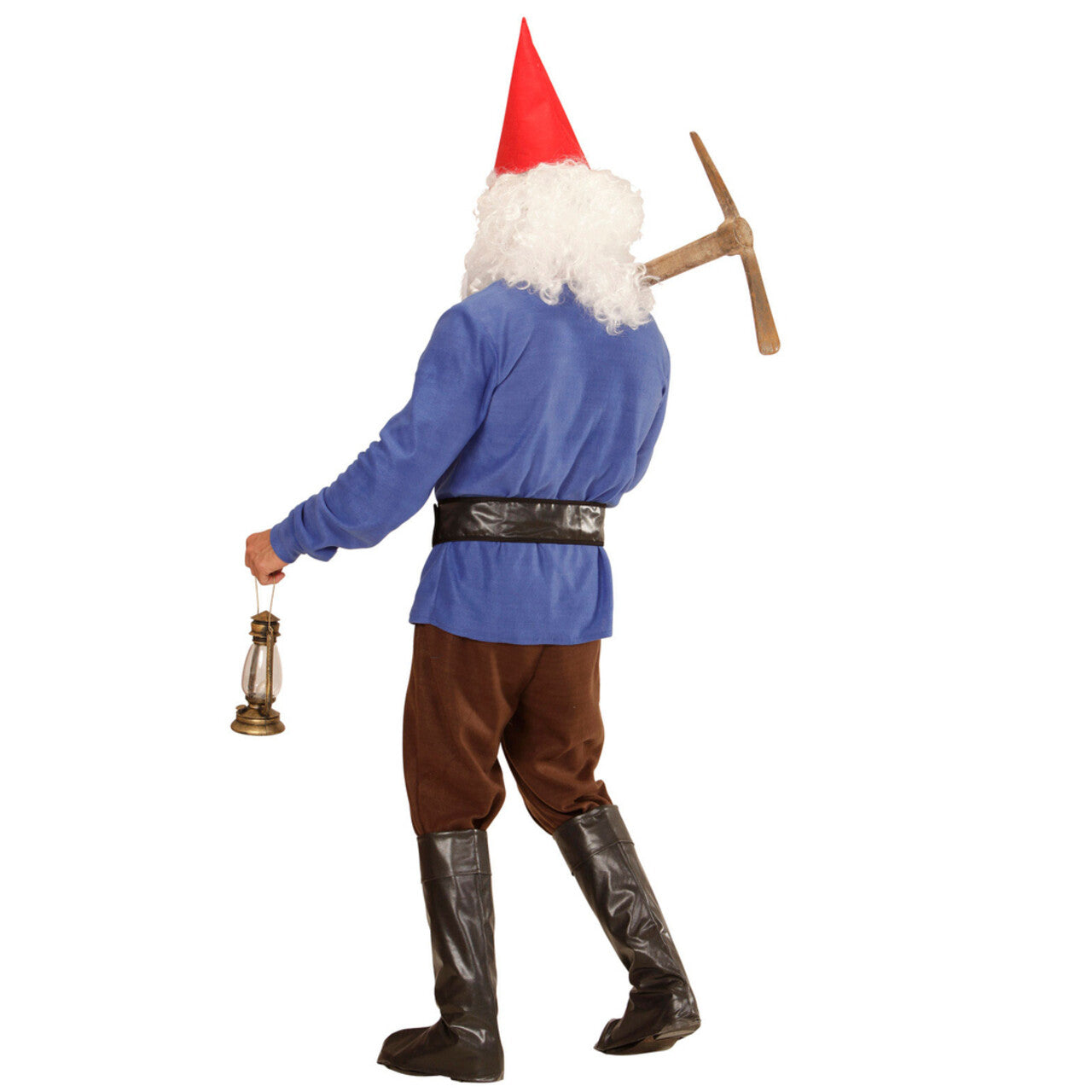 Op deze afbeelding zie je een Kostuums, van het merk Widmann. Tuin Kabouter Blauw Man Kostuum