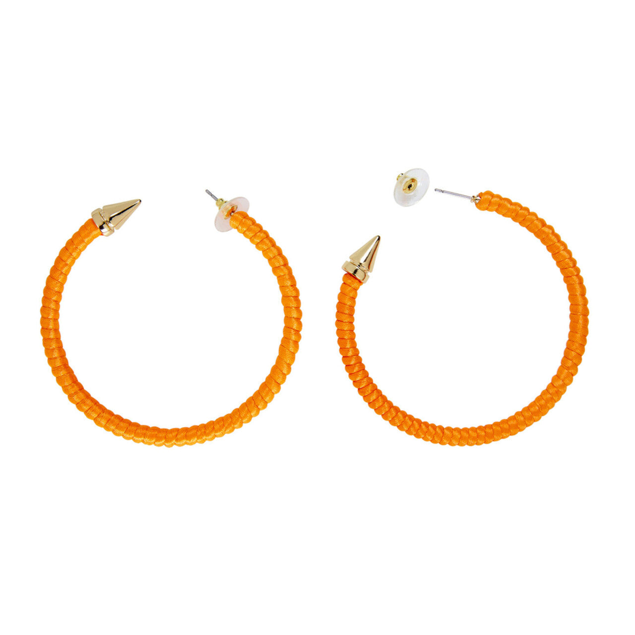 Op deze afbeelding zie je een Accessoires, van het merk Widmann. Rock Chick Oorbellen Neon Oranje