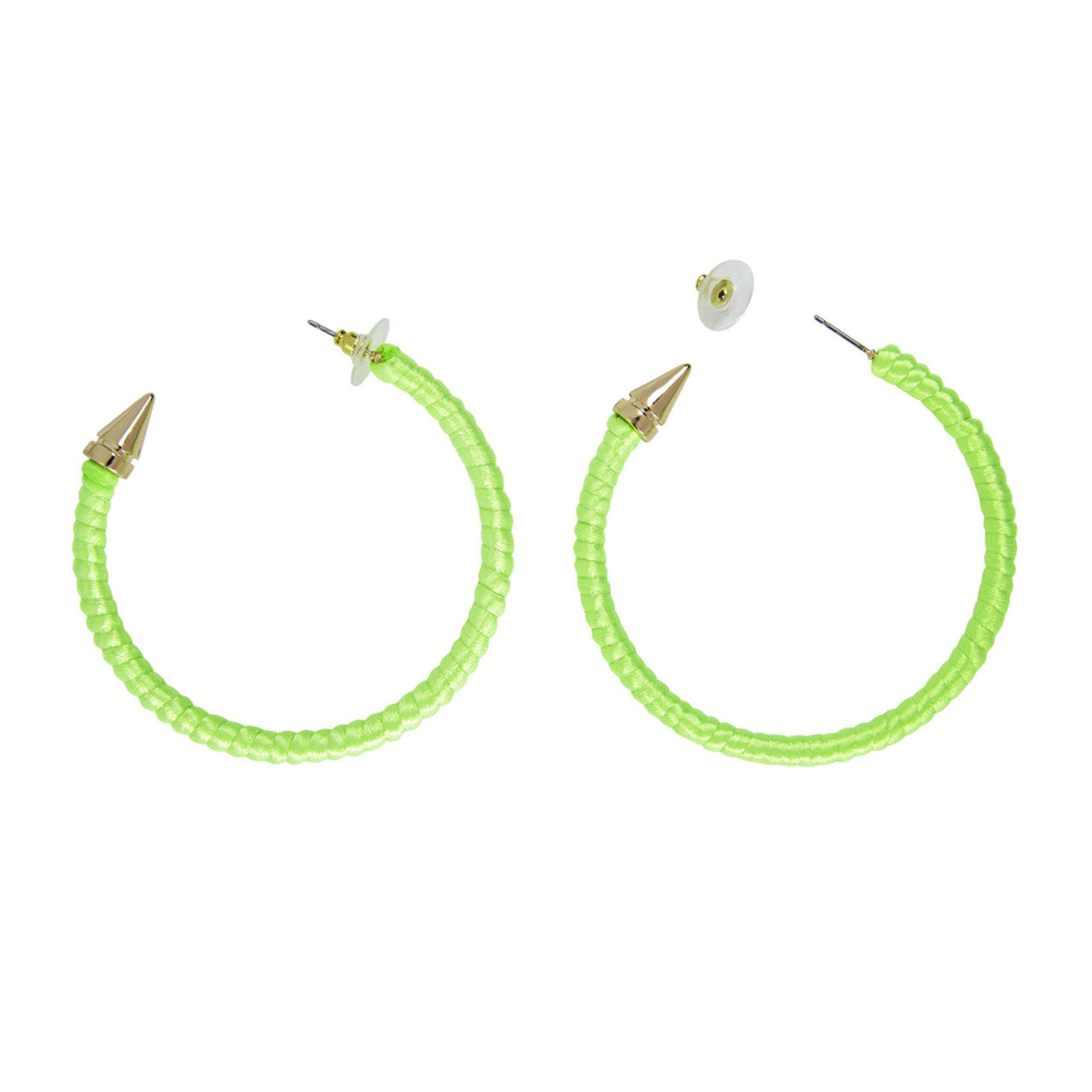 Op deze afbeelding zie je een Accessoires, van het merk Widmann. Rock Chick Oorbellen Neon Groen