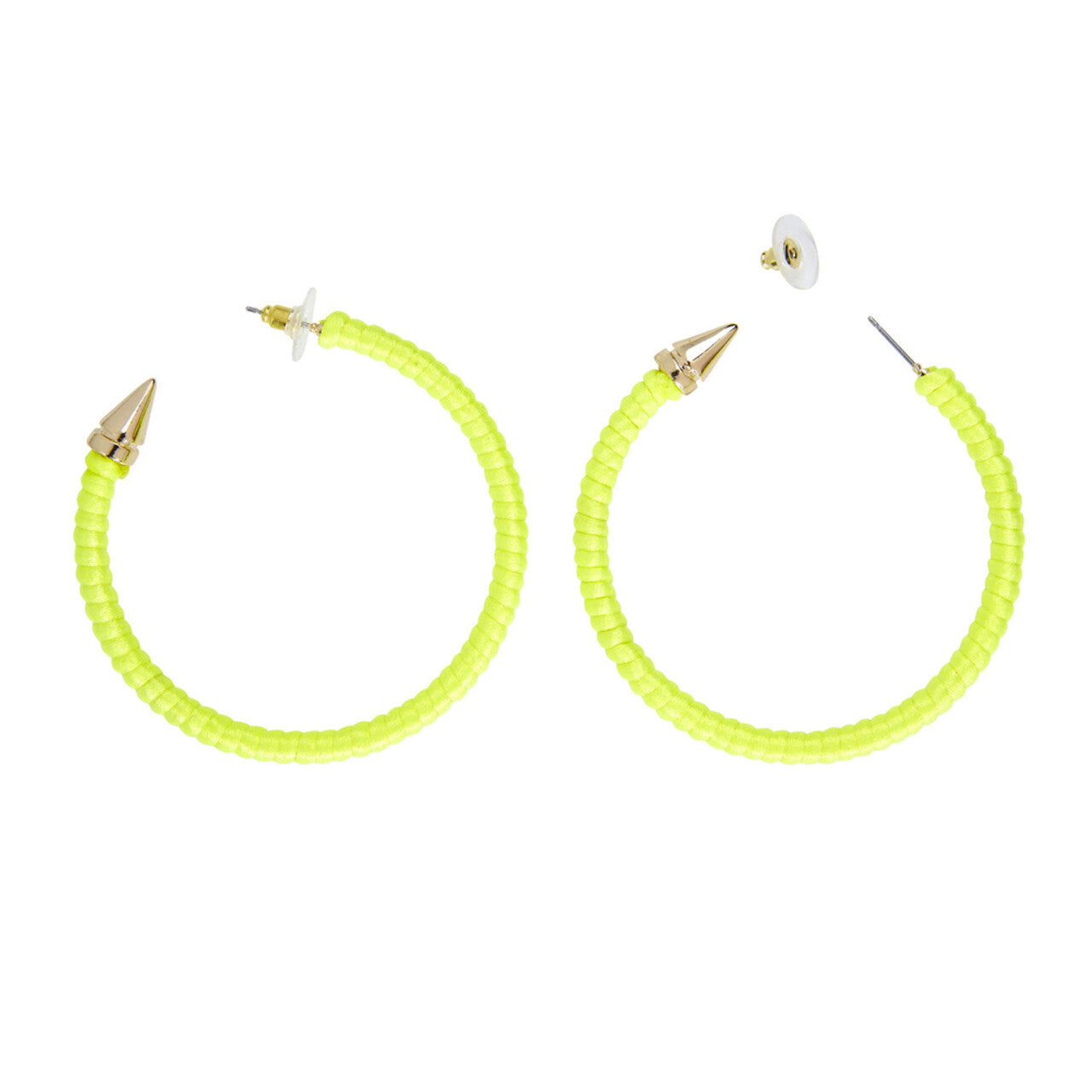 Op deze afbeelding zie je een Accessoires, van het merk Widmann. Rock Chick Oorbellen Neon Geel