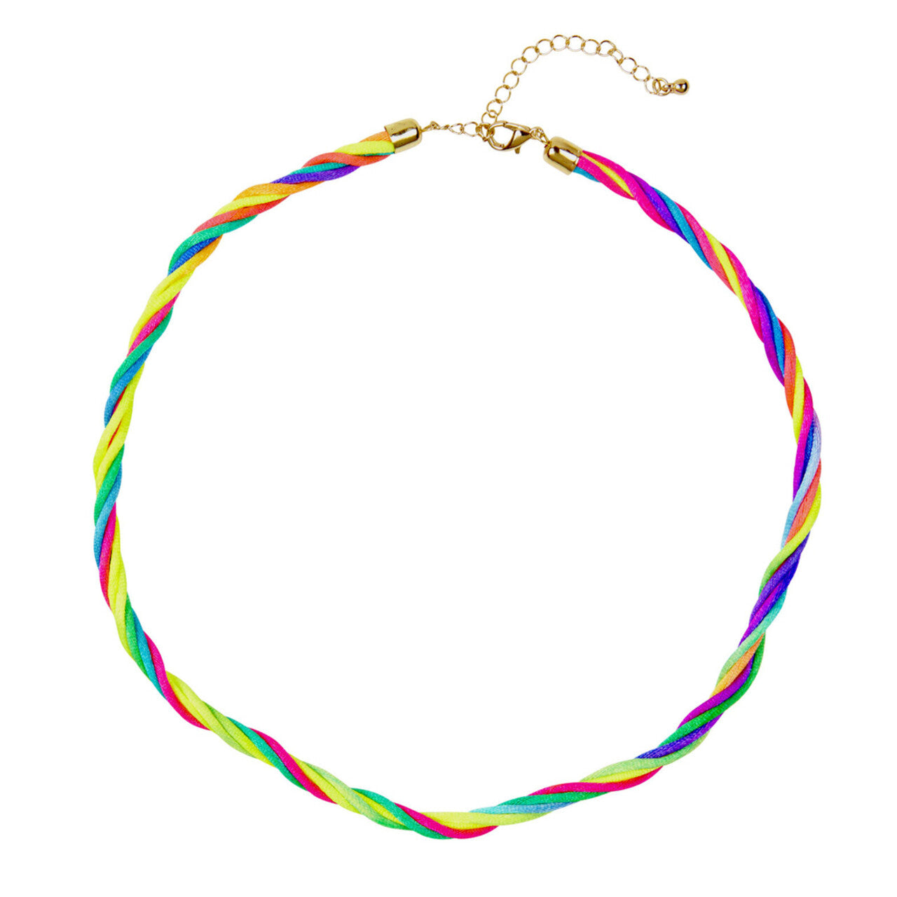 Op deze afbeelding zie je een Accessoires, van het merk Widmann. Rock Chick Ketting Neon Multikleuren