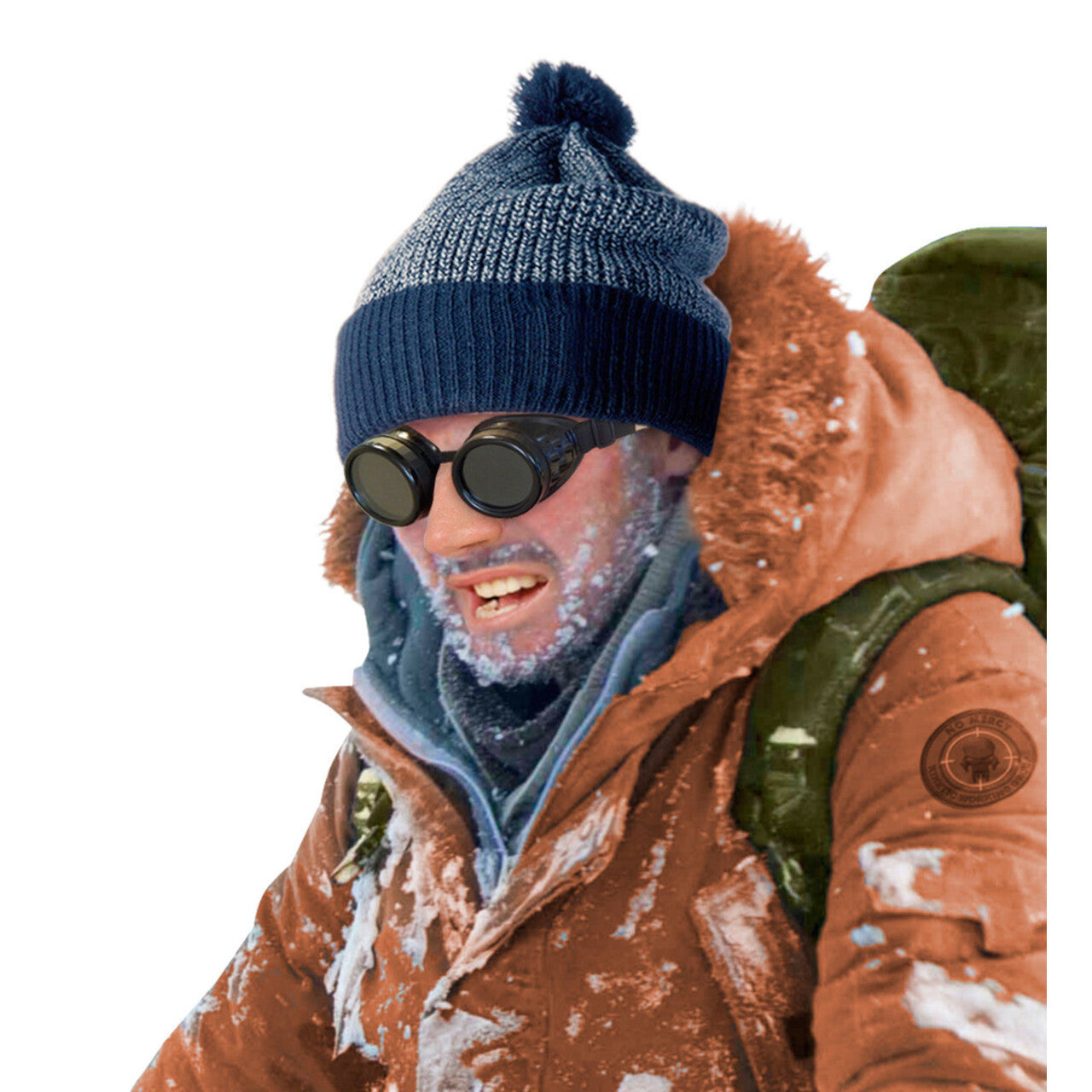 Op deze afbeelding zie je een Accessoires, van het merk Widmann. Dubbeldekker Bril Vliegenier Met Meerdere Lenzen