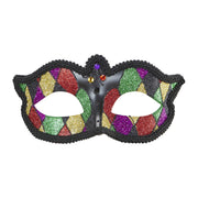 Op deze afbeelding zie je een Accessoires, van het merk Widmann. Venetie Oogmasker Harlekijn Glitter