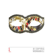 Op deze afbeelding zie je een Accessoires, van het merk Widmann. Venetie Oogmasker Harlekijn Venetiaans