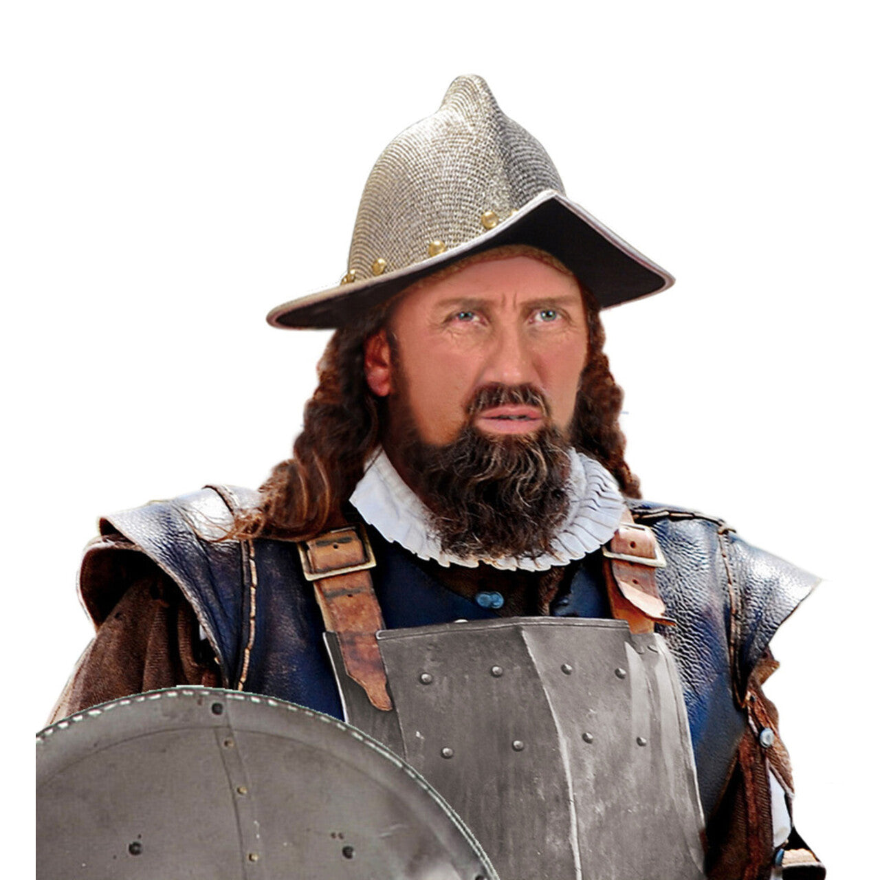 Op deze afbeelding zie je een Accessoires, van het merk Widmann. Spaanse Helm Veroveraar