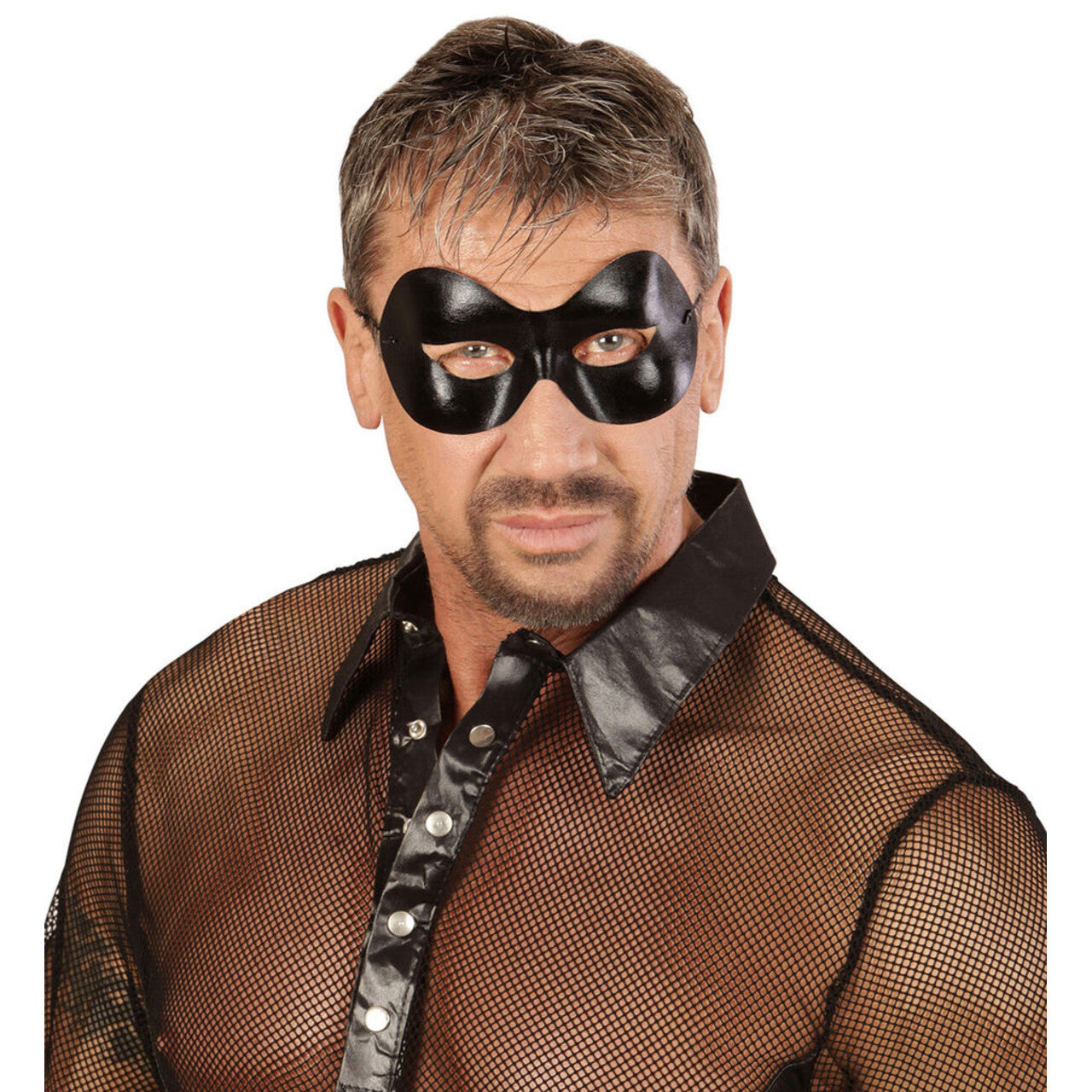 Op deze afbeelding zie je een Accessoires, van het merk Widmann. Sexy Oogmasker Zwart Fidelio / S&m