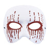 Masker Psychopaat Wit Met Bloedende Ogen Bloody Pierrot