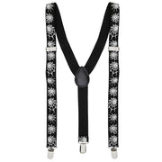 Op deze afbeelding zie je een Accessoires, van het merk Widmann. Halloween Bretels Spinnenweb