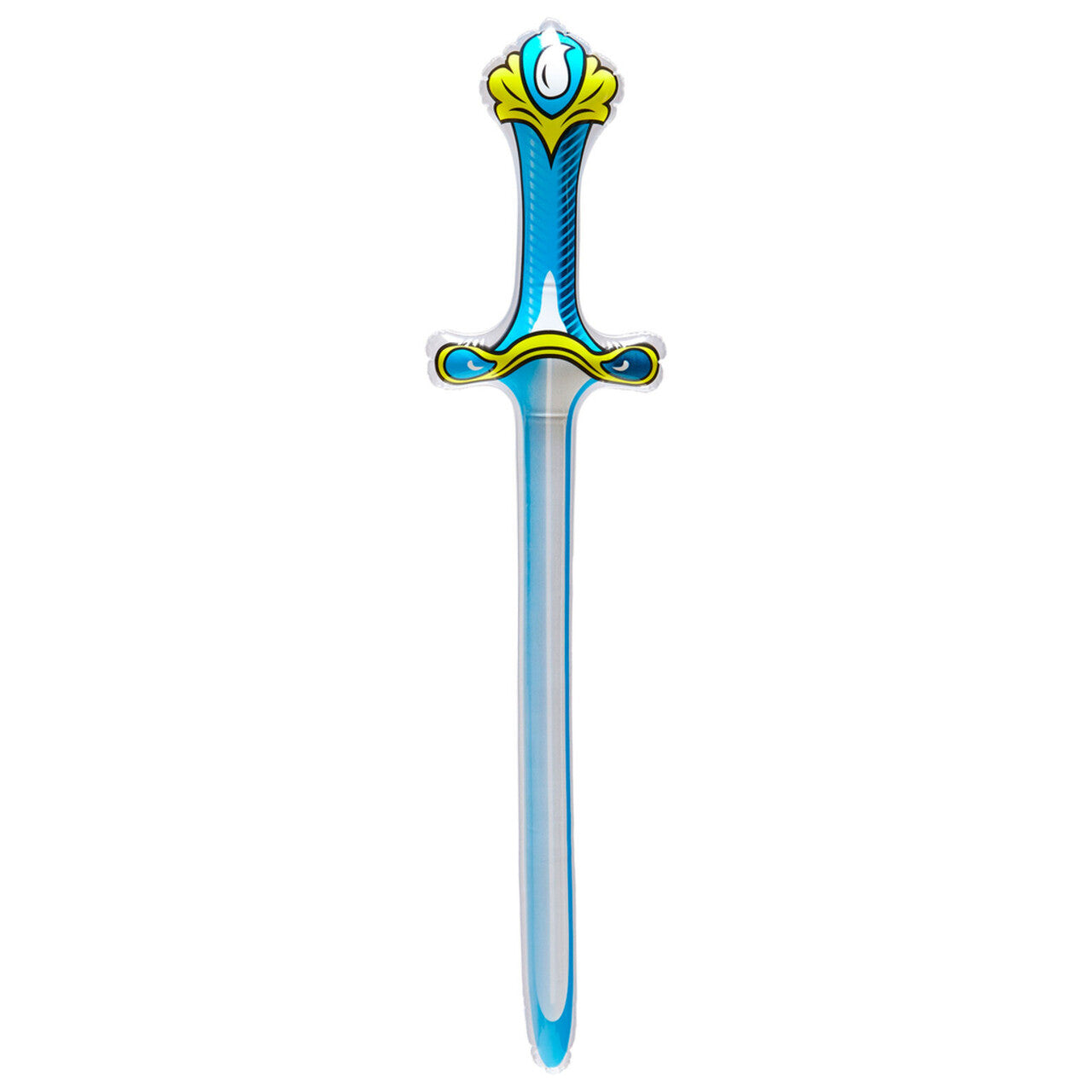 Op deze afbeelding zie je een Accessoires, van het merk Widmann. Grappige Opblaasbaar Zwaard, 77 Centimeter