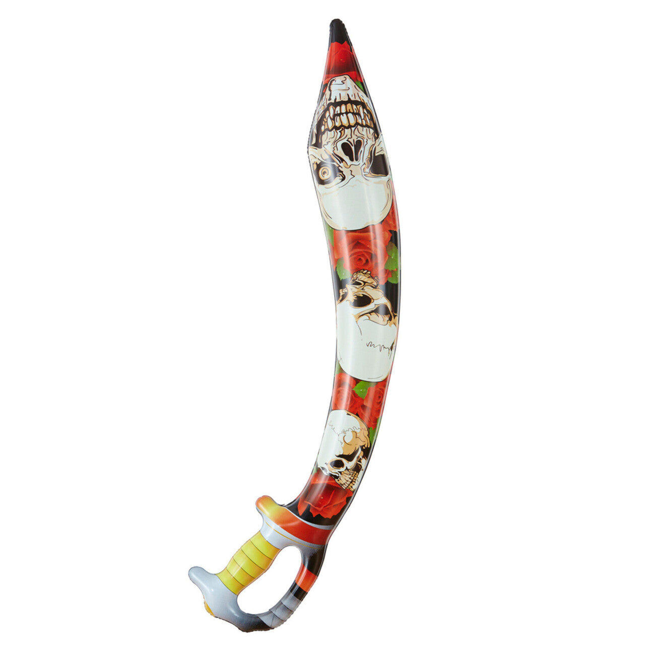 Op deze afbeelding zie je een Accessoires, van het merk Widmann. Grappig Opblaasbaar Piratenzwaard, 75cm