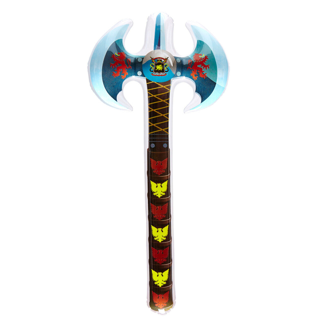 Op deze afbeelding zie je een Accessoires, van het merk Widmann. Grappige Opblaasbare Bijl 2-Zijdig, 70cm
