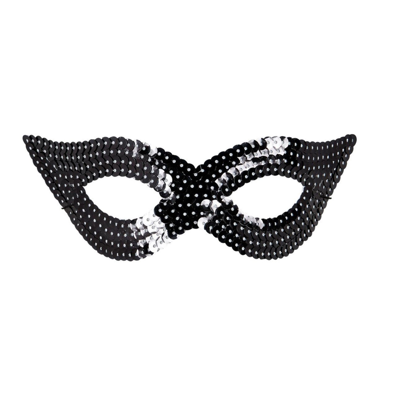 Op deze afbeelding zie je een Accessoires, van het merk Widmann. Erotica Oogmasker Pailletten, Zwart