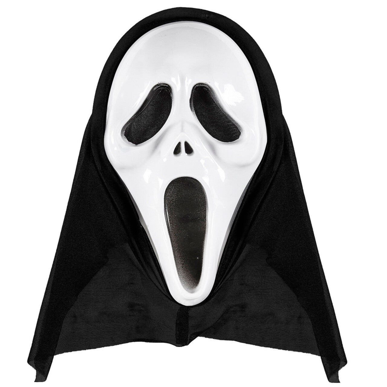 Op deze afbeelding zie je een Accessoires, van het merk Widmann. Ghost Makser Met Kap Schreeuwende Geest