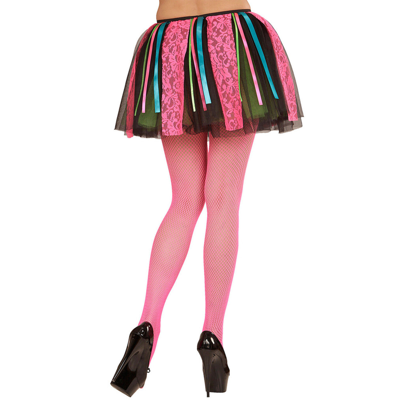 Op deze afbeelding zie je een Accessoires, van het merk Widmann. Dans Tutu, Neon Disco Meerkleurig