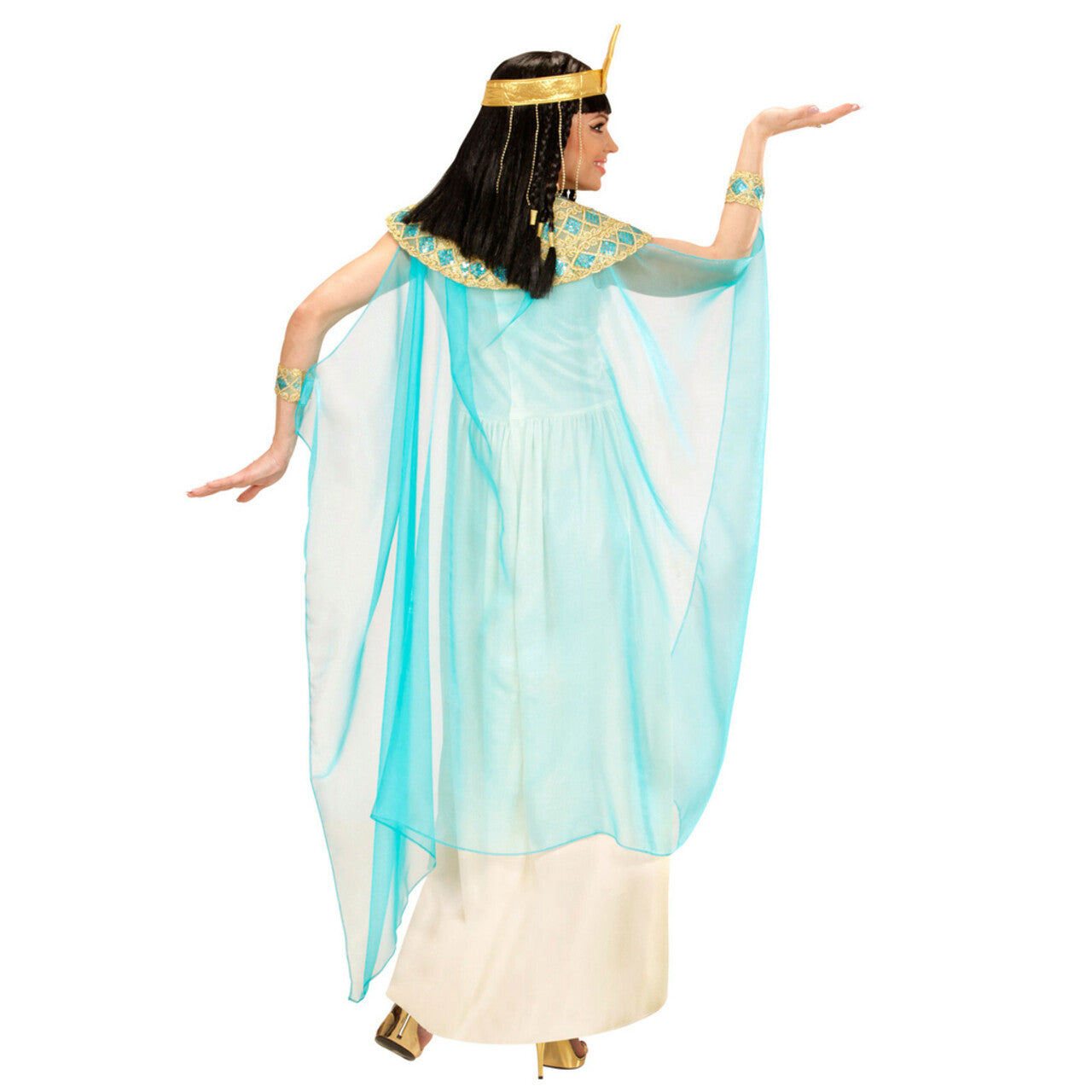 Op deze afbeelding zie je een Kostuums, van het merk Widmann. Cleopatra Van De Nijl Kostuum