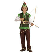 Op deze afbeelding zie je een Kostuums, van het merk Widmann. Robin Hood Uit Een Sprookje Jongen Kostuum