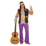 Op deze afbeelding zie je een Kostuums, van het merk Widmann. Comeback Hippie Man Kostuum