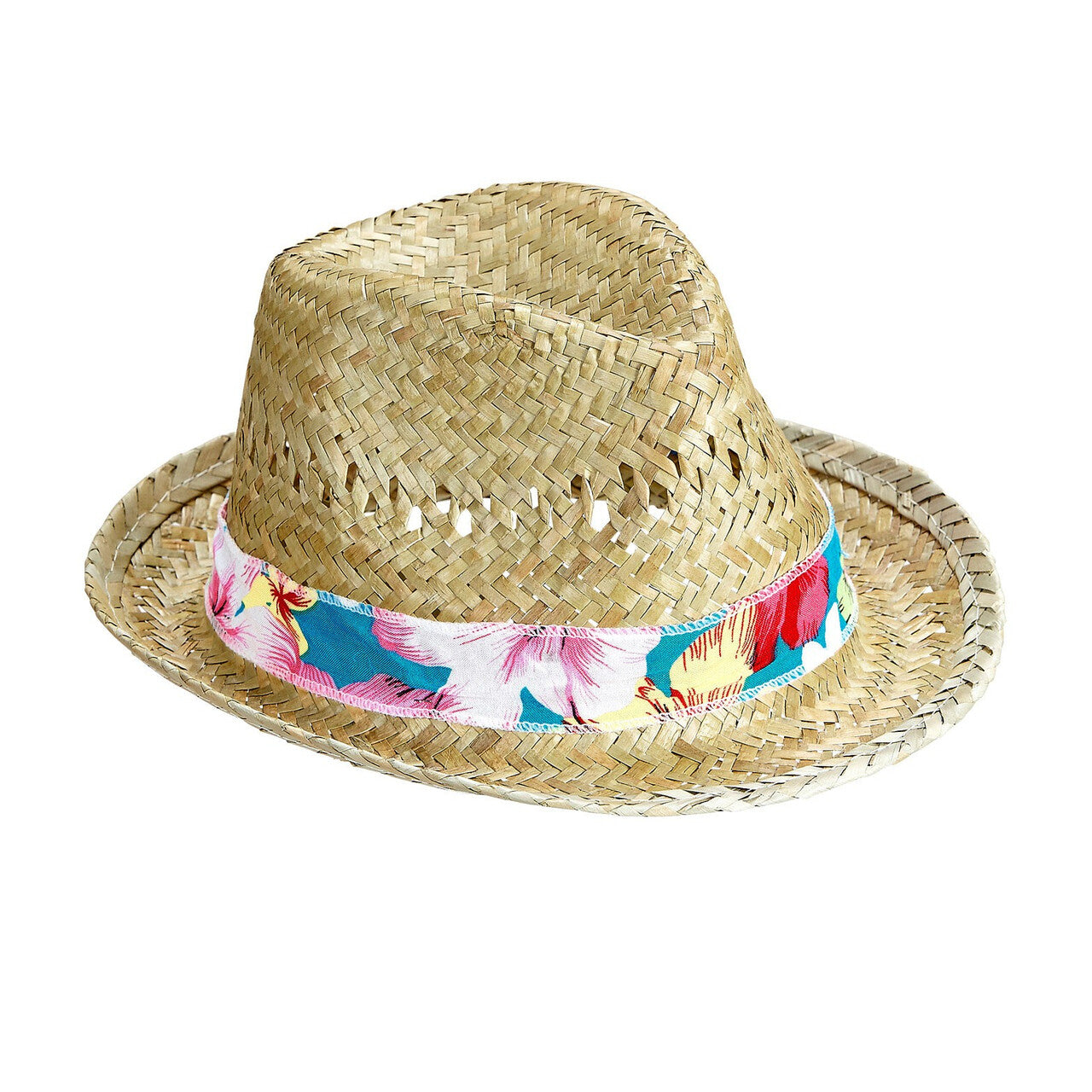 Op deze afbeelding zie je een Accessoires, van het merk Widmann. Tropische Fedora Beach Boys