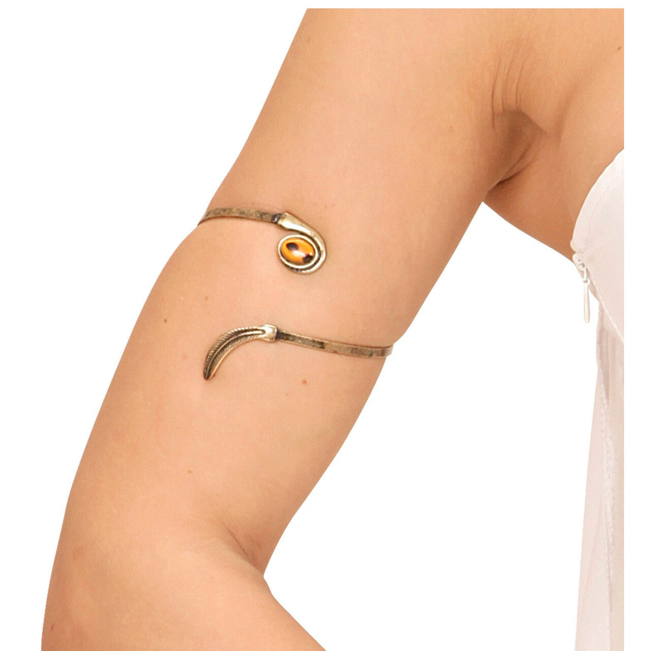 Op deze afbeelding zie je een Accessoires, van het merk Widmann. Romana Armband Antiek Goud Met Steen