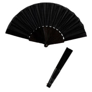 Op deze afbeelding zie je een Accessoires, van het merk Widmann. Flamenco Stoffen Waaier, Zwart